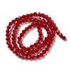 Opaque Solid Color Imitation Jade Glass Beads Strands LS-EGLA-A039-P4mm-D01-2