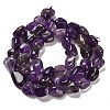 Natural Amethyst Beads Strands G-P497-01E-45-3