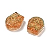 Baking Paint Transparent Glass Beads DGLA-N018-14B-2