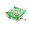 Heart Printed Organza Bags OP-R022-7x9-13-2