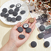  20Pcs Cloth with Aluminum Base Buttons BUTT-NB0001-77C-3