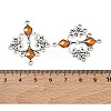 Alloy Enamel Chandelier Component Links ENAM-EA9734Y-6-4