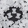 Frosted Transparent Acrylic Beads OACR-P029-20B-05-1