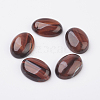 Natural Red Tiger Eye Flat Back Cabochons G-G741-25x35mm-13-1