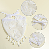 Flower Decor Lace Triangle Bandanas OHAR-WH20005-08A-6