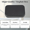 4Pcs Iron Jewelry Storage Boxes with Hinged Lid CON-SP0001-20A-6