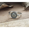 Zinc Alloy Finger Two Sided Rotatable Finger Rings FS-WG6AB10-03-2