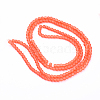 Baking Paint Transparent Glass Bead Strands LS-GLAA-S031-4mm-27-2