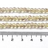 Spray Painted Crackle Glass Beads Strands X-CCG-Q002-4mm-05-4