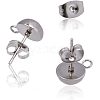 Unicraftale 304 Stainless Steel Stud Earring Findings STAS-UN0001-46-3