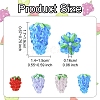 3Pcs Handmade Lampwork Beads LAMP-YW0001-73A-01-3