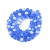 Transparent Glass Beads Strands X-EGLA-A044-T8mm-MB14-3