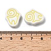 Handmade Porcelain Beads PORC-Z004-01G-3