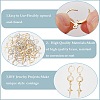 SOFPLATE 80Pcs 2 Color 304 Stainless Steel Leverback Earring Findings STAS-SP0001-14-6