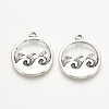 Tibetan Style Alloy Pendants X-TIBE-Q072-23AS-RS-1