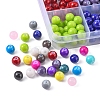 Baking Painted Glass Beads DGLA-Q026-02-4