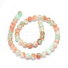 Natural Dyed Jade Beads Strands G-F601-A26-2