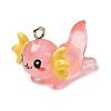 Cute Transparent Resin Pendants RESI-L038-11P-01-1