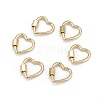 Brass Screw Carabiner Lock Charms X-KK-T047-04G-1