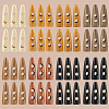 80Pcs 8 Colors 2-Hole Wood Buttons WOOD-GF0002-35C-7