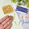 100Pcs Tibetan Style Alloy Pendants TIBEP-SC0003-53G-3