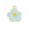 Alloy Enamel Pendants ENAM-F152-03G-01-1