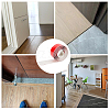 Wood Grain Self-Adhesive PVC Floor Door Flat Transition Strips DIY-WH0308-495B-4