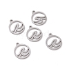 Non-Tarnish 201 Stainless Steel Charms STAS-G281-01P-01-3