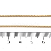 1.5mm Rack Plating Brass Box Chain Adjustable Slider Necklaces for Women Men MAK-L044-05G-5