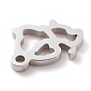 Non-Tarnish 304 Stainless Steel Charms STAS-Y002-17P-3