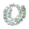 Electroplate Transparent Crackle Glass Beads Strands EGLA-Q135-02A-B03-2