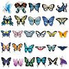 Butterfly Waterproof Self Adhesive PVC Stickers PW-WG1BC4D-01-2