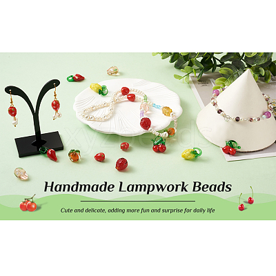 54pcs 9 style Handmade Lampwork Beads LAMP-PJ0001-01-1