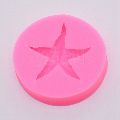 Ocean Series Starfish Shape Fondant Molds DIY-WH0181-44-1