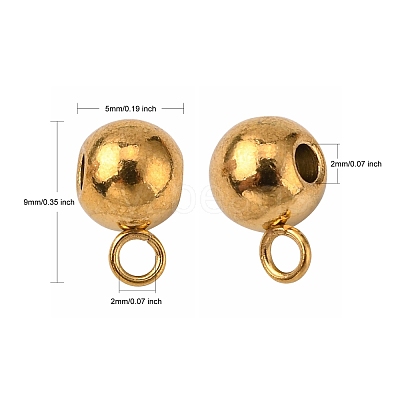 Ion Plating(IP) 304 Stainless Steel Tube Bails STAS-G130-25G-1