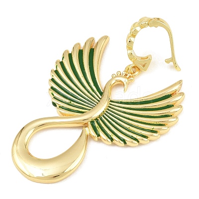 Brass Enamel Pendantss KK-CBAAB9C-05G-1
