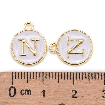 Golden Plated Alloy Charms X-ENAM-S118-01N-1