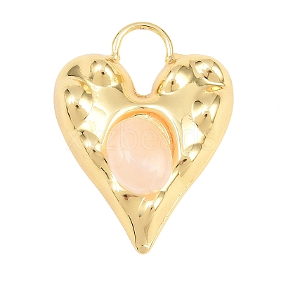 Natural Rose Quartz Pendants GG-G001-02G-05-1