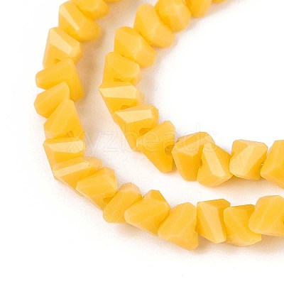 Opaque Glass Beads Strands GLAA-N019-4mm-22-1