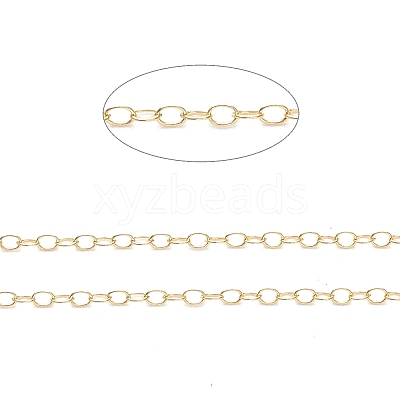 Yellow Gold Filled Cable Chains CHC-M023-02G-1