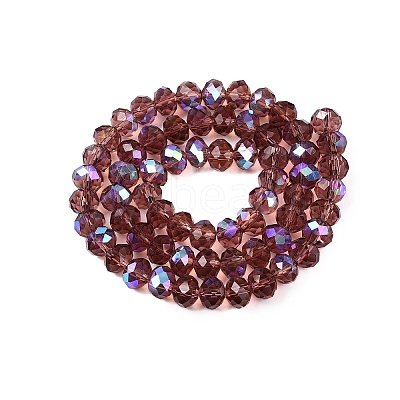 Electroplate Glass Beads Strands LS-EGLA-A044-T8mm-L13-1