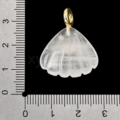 Natural Quartz Crystal Carved Pendants X-G-C282-05E-1