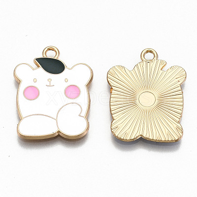 Alloy Enamel Pendants ENAM-S126-018-RS-1