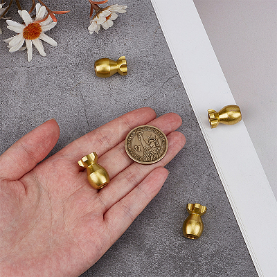 4Pcs Brass EDC European Beads KK-FG0001-35G-1