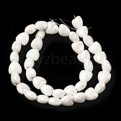 Handmade Porcelain Beads Strands PORC-Z002-02E-1
