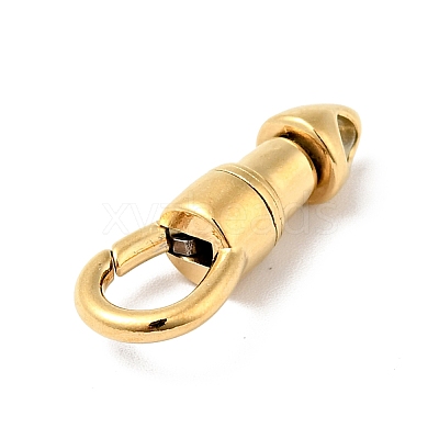 304 Stainless Steel Swivel  Clasps STAS-C056-03G-1