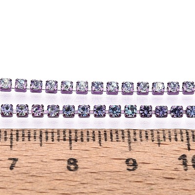 Iron Rhinestone Cup Chains CH-N005-05D-1