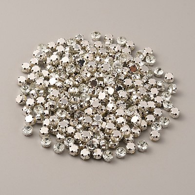 Sew on Rhinestone KK-WH0045-63G-1