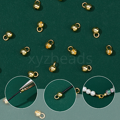Brass Bead Tips KK-WH0108-57-1