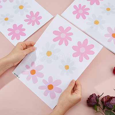 6Pcs PVC Wall Stickers DIY-WH0591-338-1